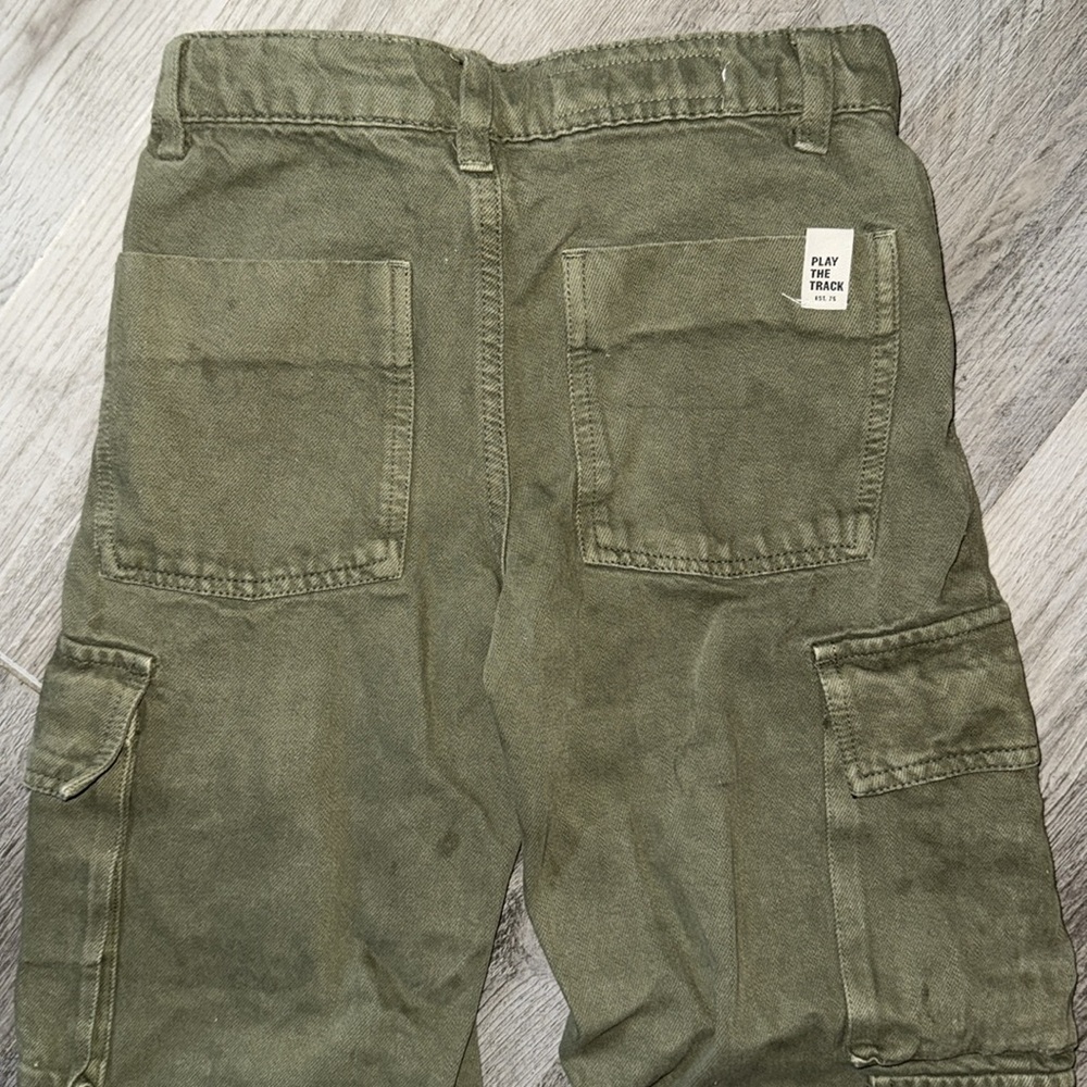 Zara Olive Green Cargo Pants - Picture 6 of 6